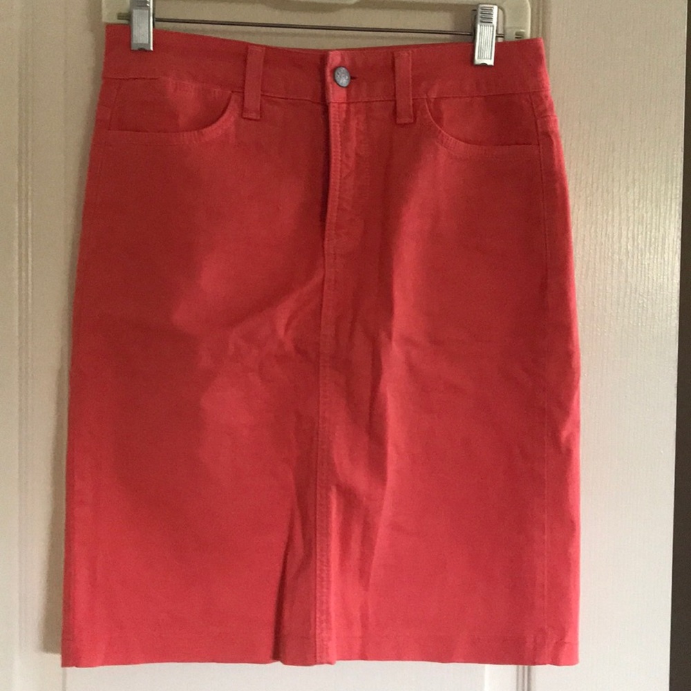 Coral NYDJ jean skirt